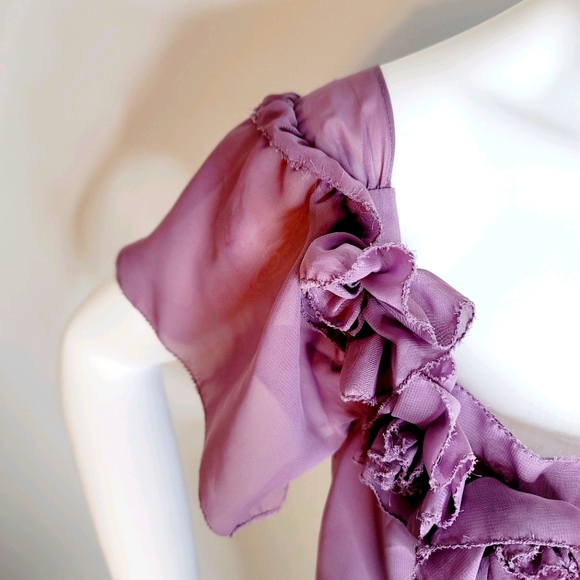 Charlotte Russe Chiffon Blouse - Picture 4 of 16